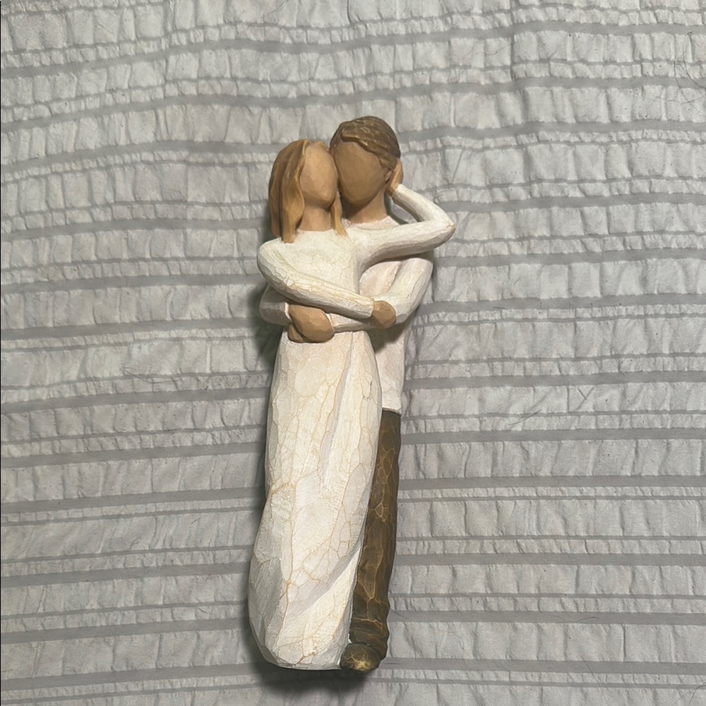 Willow Tree White and Brown Decor Accent